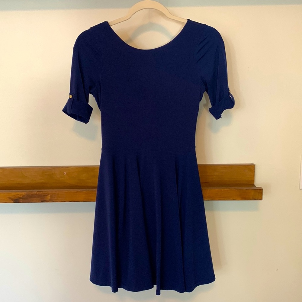 Express Size 2 Mini Dress, Navy
